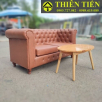 Ghế sofa da có tay (nâu)